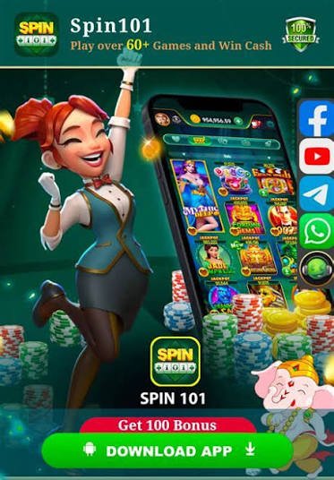 Spin101 Game online gaming banner